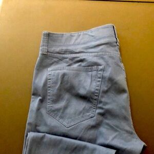 Blue chinos straight fit 98% cotton 2% spandex